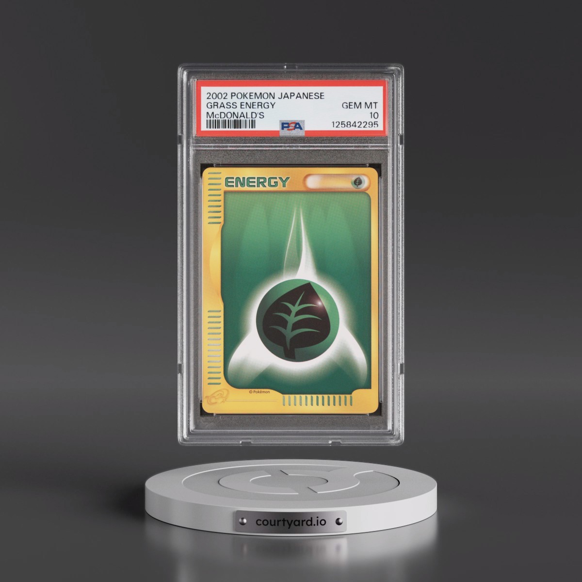 2002 Grass Energy - Pokémon Pokémon McDonald's PSA 10 GEM MINT